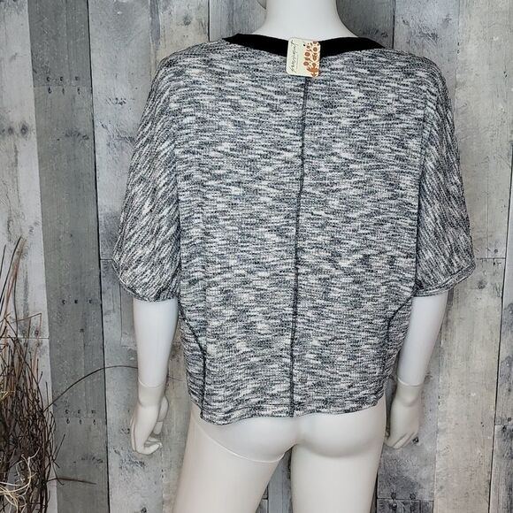 FREE People Slouchy Dolman 1/2 sleeves top - Picture 5 of 8